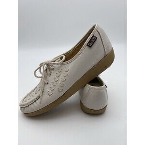 Vintage Clover Womens Comfort Shoes 1980s Size 9.5 Lace Up Sneakers Grandma Core